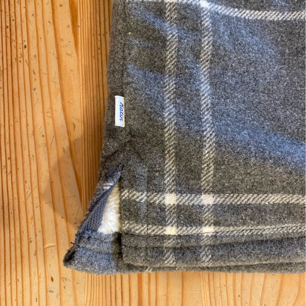 Katin Crosby mens sherpa lined zip front flannel, size Small - Picture 5 of 5